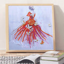 5D DIY Special Shaped Diamond Painting Dress Girl Cross Stitch Embroidery