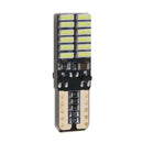2pcs T10 4014 24 SMD LED Car Width Light License Plate Reading Lamp Bulbs