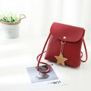 Women'S Shoulder Messenger Bag Pu Star Decoration Mobile Phone Coin Money C