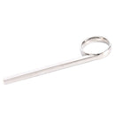 1pc Nickel Plated Metal Trumpet Valve Slide Finger Pull Ring For Trumpet CorneOZ