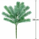 5Pcs 16 Fork Pine Needle Branch Artificial Christmas Tree Home Decor Plant Decor