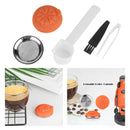 Espresso Refillable Capsules Reusable Coffee Pods Stainless Steel Capsules