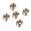 5 Pieces Metal 1/4inch to 3/8inch Convert Screw Adapter for Tripod Monopod