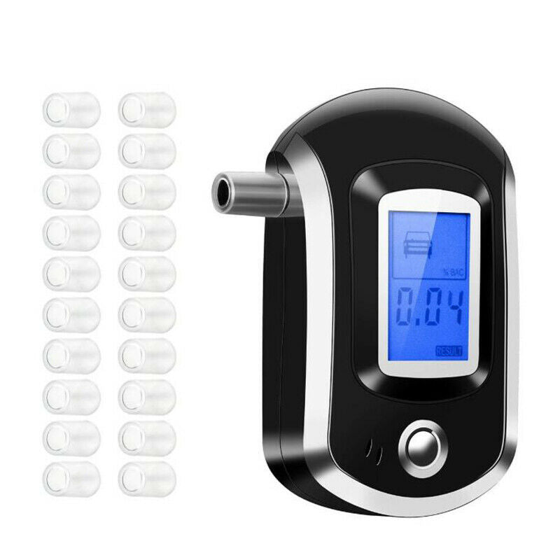Alcohol Tester Breathalyzer Digital Breath Alcohol Tester Display in Large