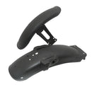 1Set Black Metal Motorcycle Rear And Front Fender Mud Guard Cover Protector