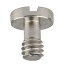 1/4" Metal Camera Flat Head Screw Adapter for Monopod Tripod Quick Release