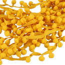20 Yard 10MM PomPom Trim Ball Fringe Ribbon DIY Sewing Accessory Lace Yello