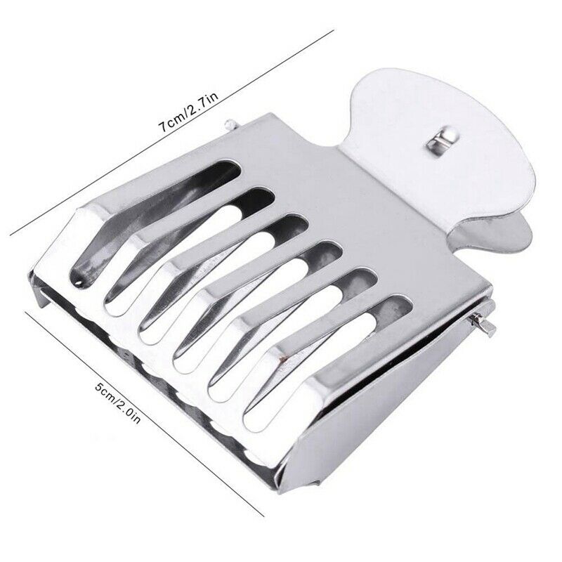 Beekeeping Queen Bee Cage Catcher Clips Stainless Steel Beekeeper Catching