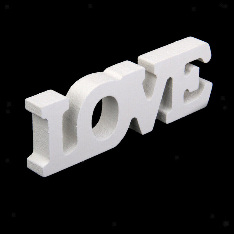 1-10 Wooden Table Numbers with Holder Base & 6 Pieces White Wooden Sign for