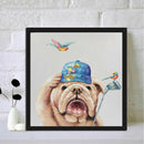 5D DIY Full Drill Diamond Painting Dog Bird Cross Stitch Embroidery Craft