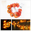 Halloween Maple Leaf Lantern Strings LED Battery Box Light Strings 20 Lights