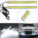 2pcs Waterproof 12V LED Car Auto DRL Driving Daytime Running Lamp Fog Light JR