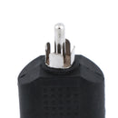 1Pct RCA Y splitter AV audio video plug converter 1 male to 2 female adapter kit