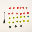 Handball Coaching Board Dry Erase Strategy Kits Magnetic Teaching Clipboard for