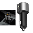 Dual USB 5V 2.4A & 1A Car Bluetooth FM Transmitter Radio Adapter MP3 Player