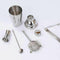 Stainless Steel Bar Cocktail Shaker Maker Mixer Jigger Pot Gift Set 5 Pcs AZH