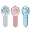 2Pcs Portable USB Fan Cooler Handheld Mini Cooling Fan For Travel Office