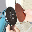 10-Piece Round Sanding Set with Padded and Drilled Adapter for Mixed Gravel