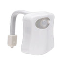8 Colour Motion Activated Toilet Night Light, Cool Bathroom Gadget Nightlight,