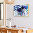 5D Full Round Drill Diamond Painting DIY Colorful Bird Rhinestone Picture