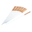 12.4-Inch Stainless Steel Grill BBQ Barbecue Kebab Skewers/Shish Kabob Sticks