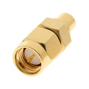 2Pcs SMAJ-MCXK RF Connector Adapter, SMA Male Plug to MCX Female Jack Straight