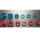 1 Set / 18pcs DIY Assorted Ring Shapes Sugar Craft Silicone Moulds Cake Decor