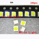 100PCS 3528 White Ultra Bright Light Diode 1210 SMD LED PLCC-2 20mA LED Light