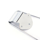 6 String Guitar Tailpiece Trapeze Open Frame Bridge Chrome For Archtop Guitar OZ