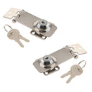 2pcs Door Locking Hasp Stainless Steel Boat Marine Safety Hatch Cabin Lock