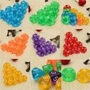 Red Ten Sided Gem Dice For RPG   Games Set of 10 Dice Die