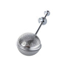 Strainer / infuser / tea spoon shaped ball style push