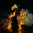 20pcs LED Lamps Halloween Ghost Pumpkin String Lights for Party Bar Decor A