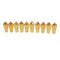 10pcs TV Aerial Male Connectors Coaxial RF Cable Plug Grip End Adapter