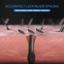 Black 5Pcs/Set 1 Machine + 4 Blades Manual Mens Hair Removal Shaving Razors C9A7