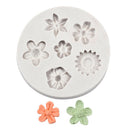DIY Flowers Cake Shape Silicone Mold Decoration Chocolate Sugar Clay CraftsB Hn