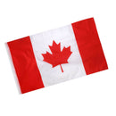 2Pcs Polyester American USA Canada Canadian Flag Large Banner 150x90cm/5x3ft
