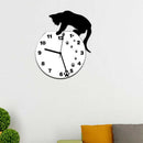 Wall Stickers Wallstickers Cute Footprints Acrylic Clock Modern Home Decor