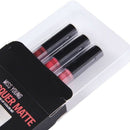 Missyoung 3Pc Shimmer Glitter Waterproof Long Lasting Matte Liquid Lipstick G1P6