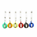 6 X YO YO Retractable Ski Pass ID Card Badge Holder Key Chain Reels With Cl