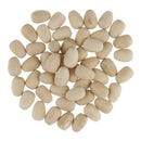 50xUnpainted Natural Wooden Eggs Wood Easter Decorations Embellishment Craft