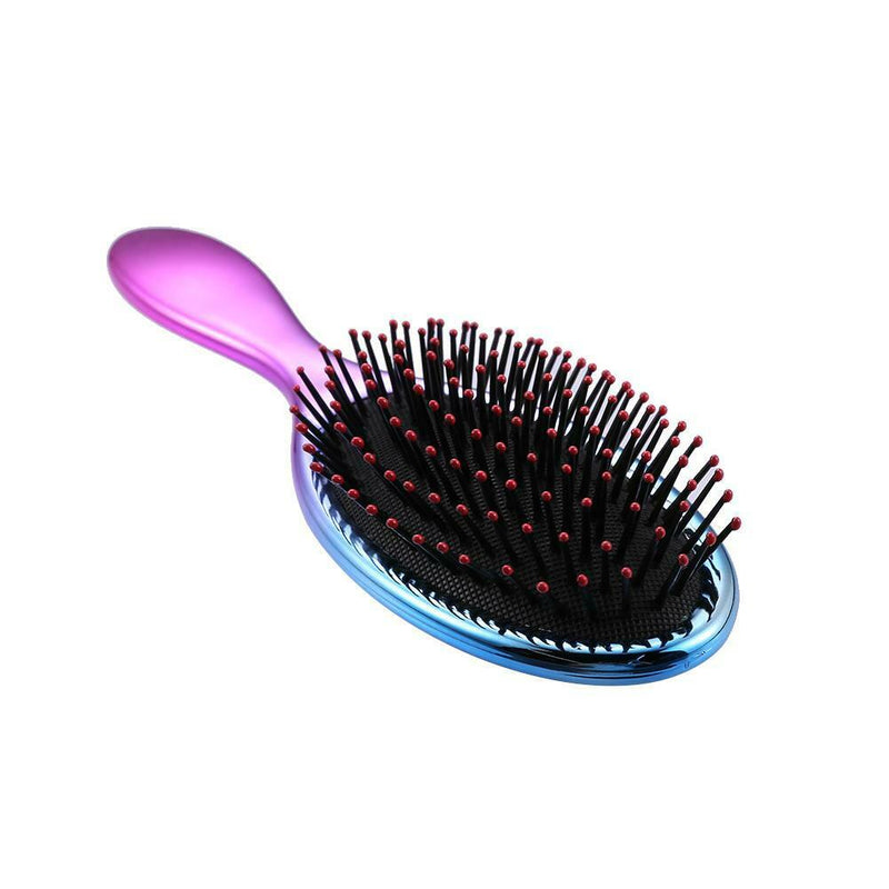 Anti-Static Scalp Massage Hair Comb Air Cushion Hair Styling Brush (Blue) A