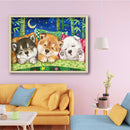 Dog Diamond Painting 5D DIY Full Round Drill Mosaic Animal Rhinestone Kits