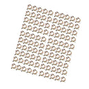 200pcs 1/4" 6mm Spring clip Fuel Oil Line Silicone Vacuum Hose Clamp New
