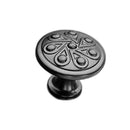 Metal Door Knob Cabinet Drawer Cupboard Furniture Kitchen Pull Handle -Black