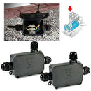 2Pcs Weatherproof IP66 Outdoor/External Junction Box 3-cable Connector Can
