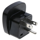 Universal EU UK AU to US USA Canada AC travel power plug adapter conver F Hw