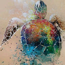 Diamond Sea Turtle Full Round Diamond Painting Cross Stitch Sea Turtle Full