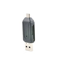 New Micro USB 2.0 OTG Adapter SD T-Flash Memory Card Reader For Smart Phone PC