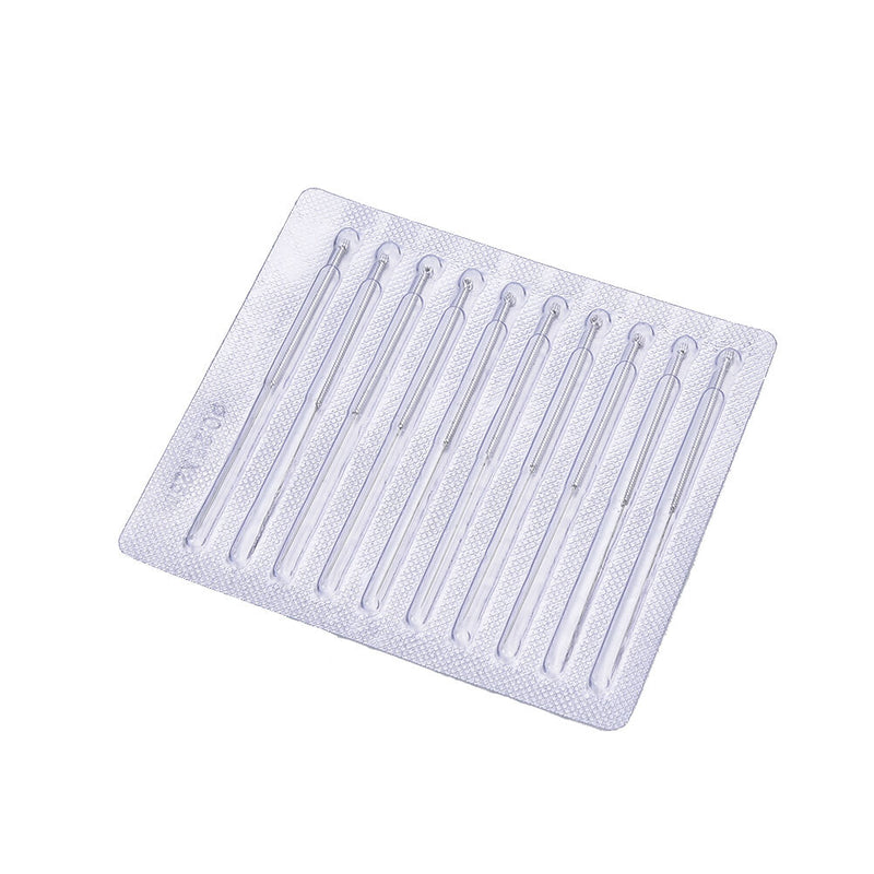 New 1Pk 100 Authentic Acupuncture Needles  25mm x0.25mm CC